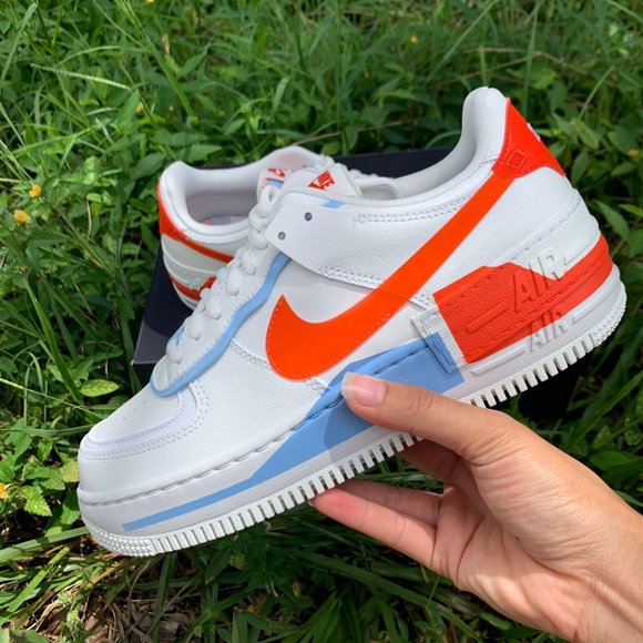 Nike Womens Air Force 1 Shadow Summit White Team Nike Womens Air Force 1 Shadow Summit White Team